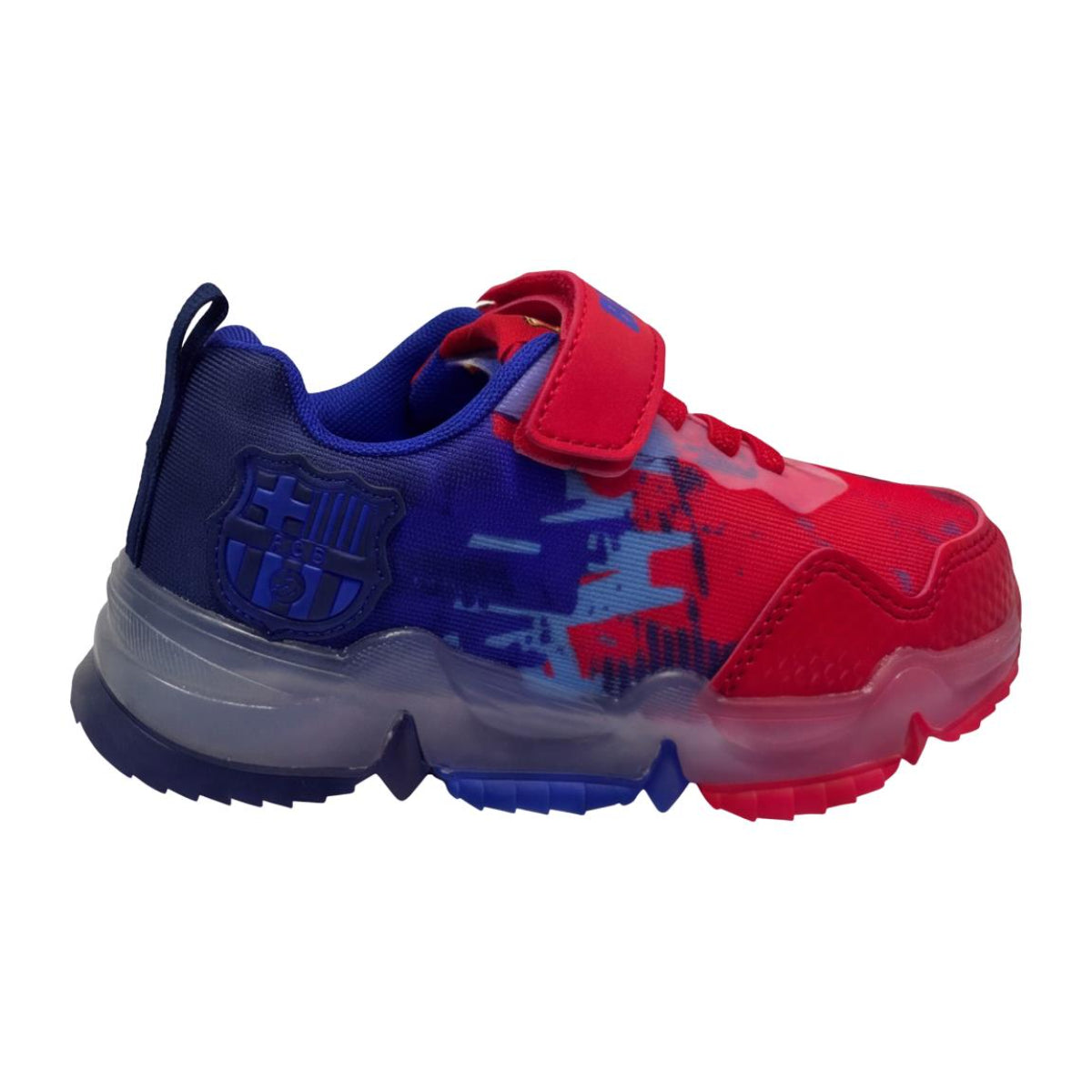 FC Barcelona Kinder Sneaker mit Licht Sportliche Schuhe für Schule Freizeit und Alltag