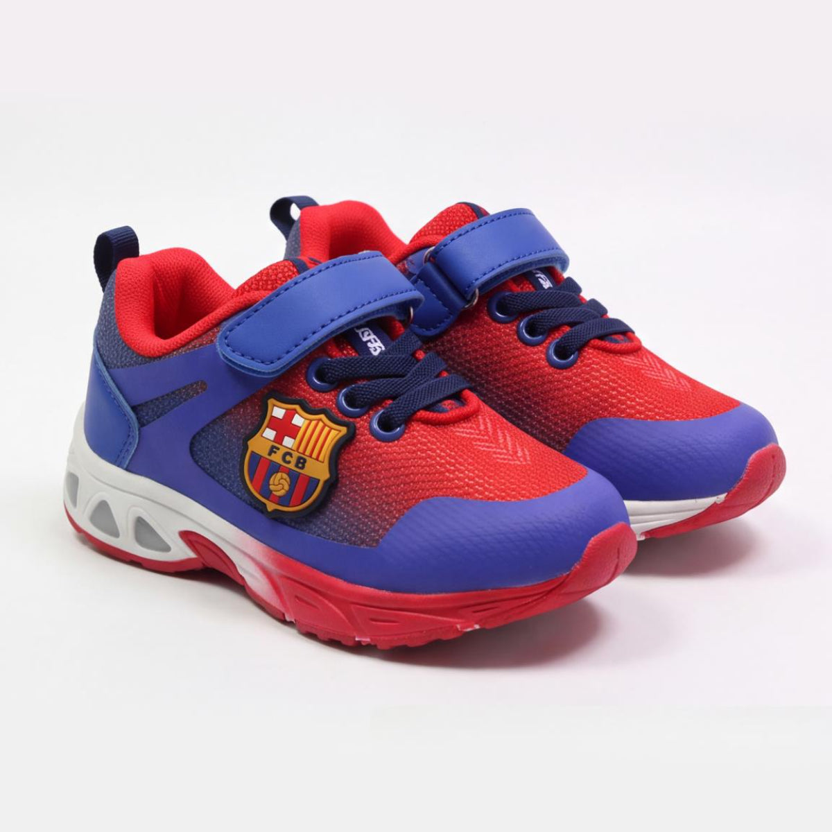 FC Barcelona Kinder Sneaker mit Licht Sportliche Schuhe für Schule Freizeit und Alltag