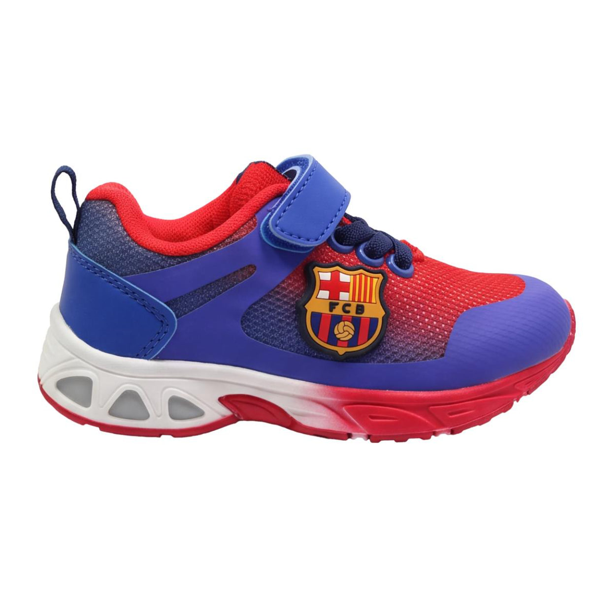 FC Barcelona Kinder Sneaker mit Licht Sportliche Schuhe für Schule Freizeit und Alltag