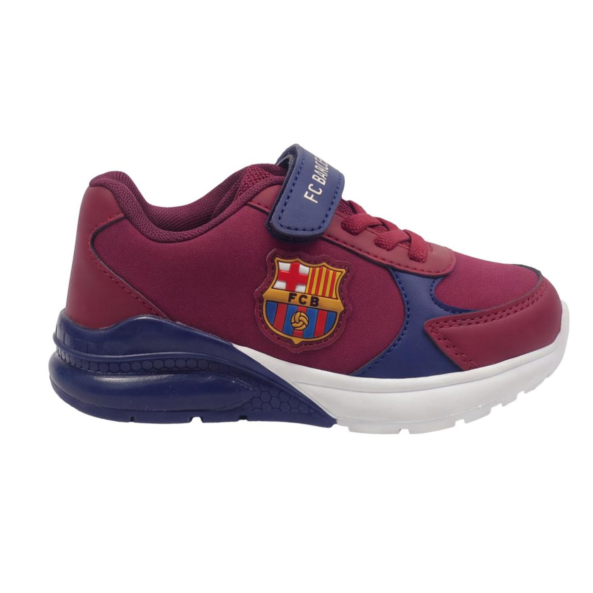FC Barcelona Kinder Sneaker mit Licht Sportliche Schuhe für Schule Freizeit und Alltag
