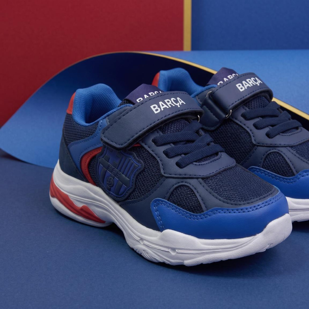 FC Barcelona Kinder Sneaker Sportschuhe Freizeitschuhe mit Fan Design