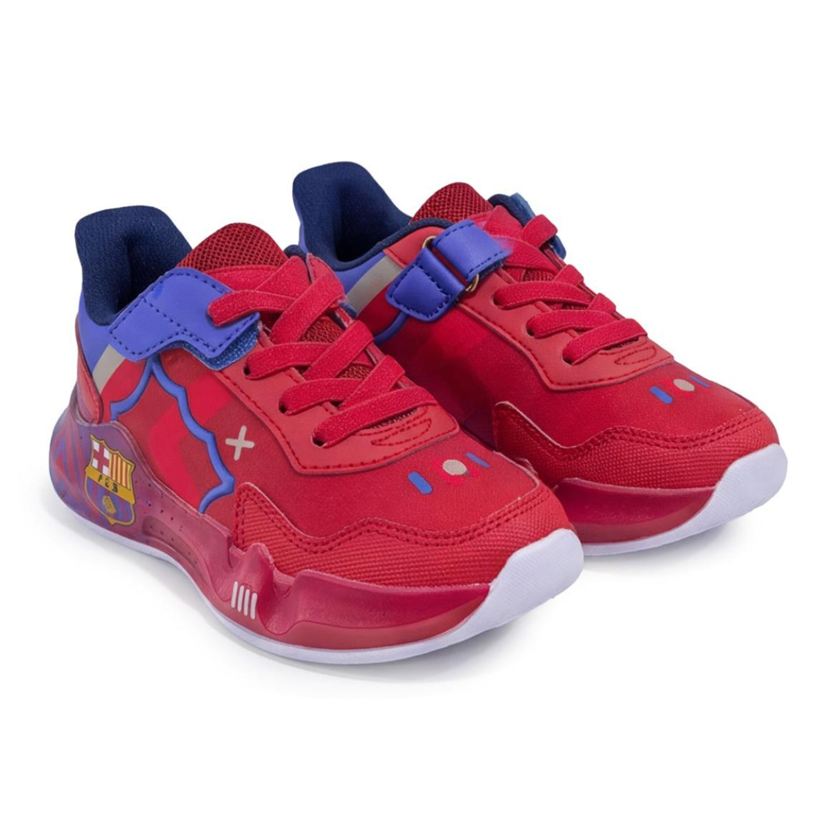 FC Barcelona Kinder Sneaker Sportschuhe Freizeitschuhe mit Fan Design