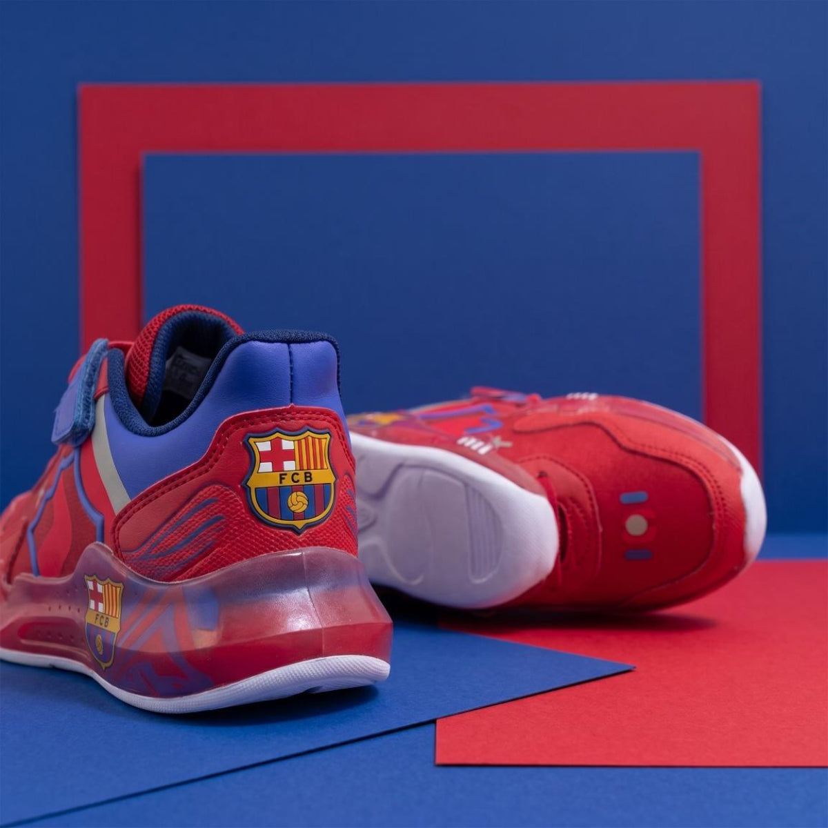 FC Barcelona Kinder Sneaker Sportschuhe Freizeitschuhe mit Fan Design