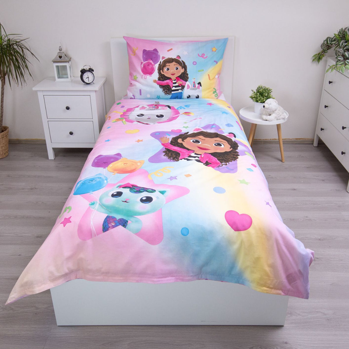 Gabby's Dollhouse Bettwäsche set 100% Baumwolle 140x200 + 70x90 cm