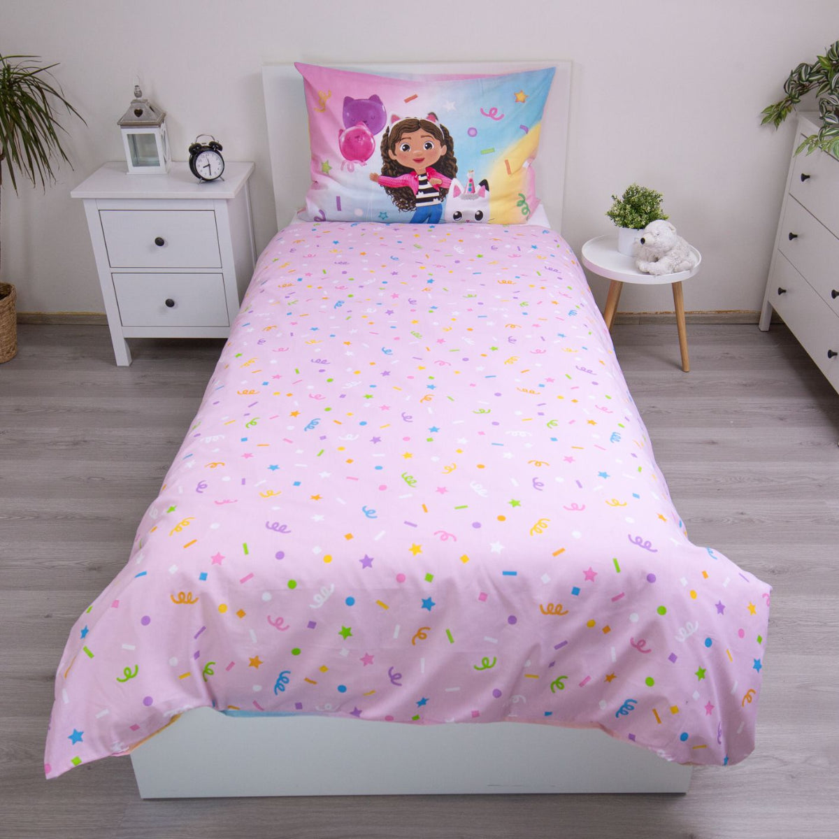 Gabby's Dollhouse Bettwäsche set 100% Baumwolle 140x200 + 70x90 cm