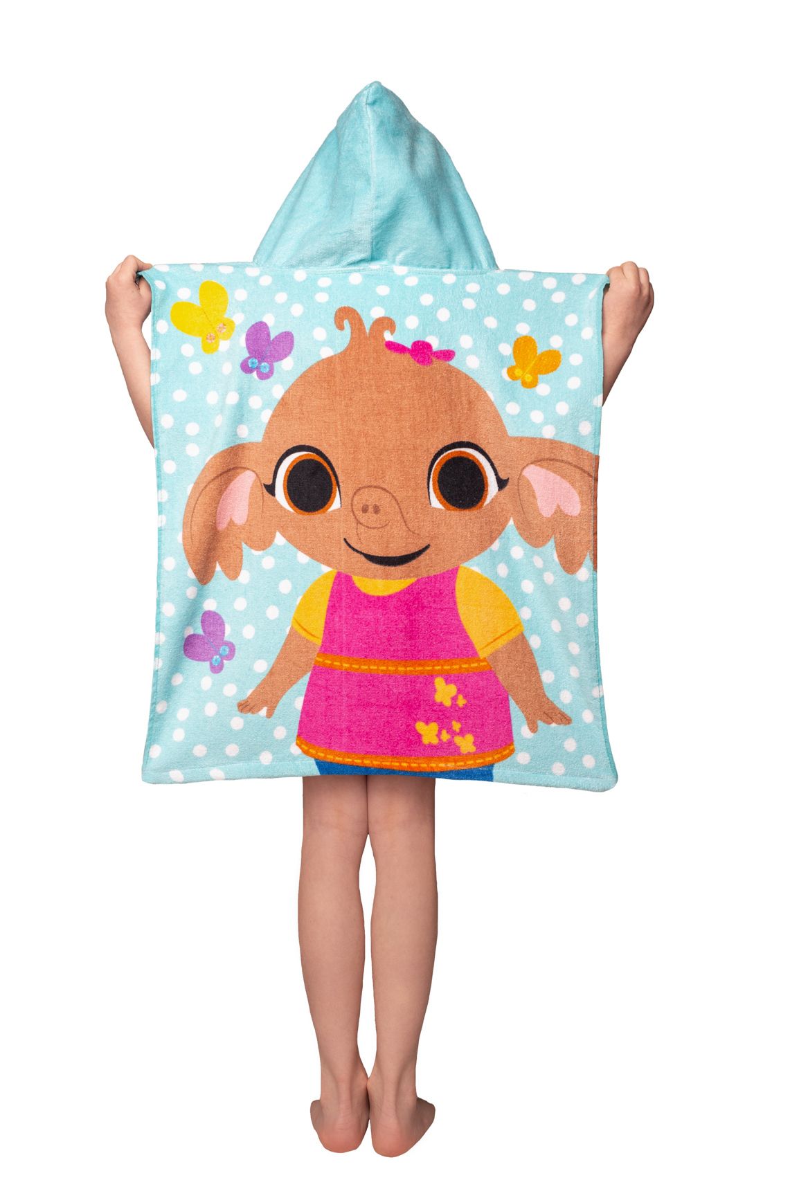 Bing Badeponcho für Kinder Hochwertiger Frottee aus 100 % Baumwolle