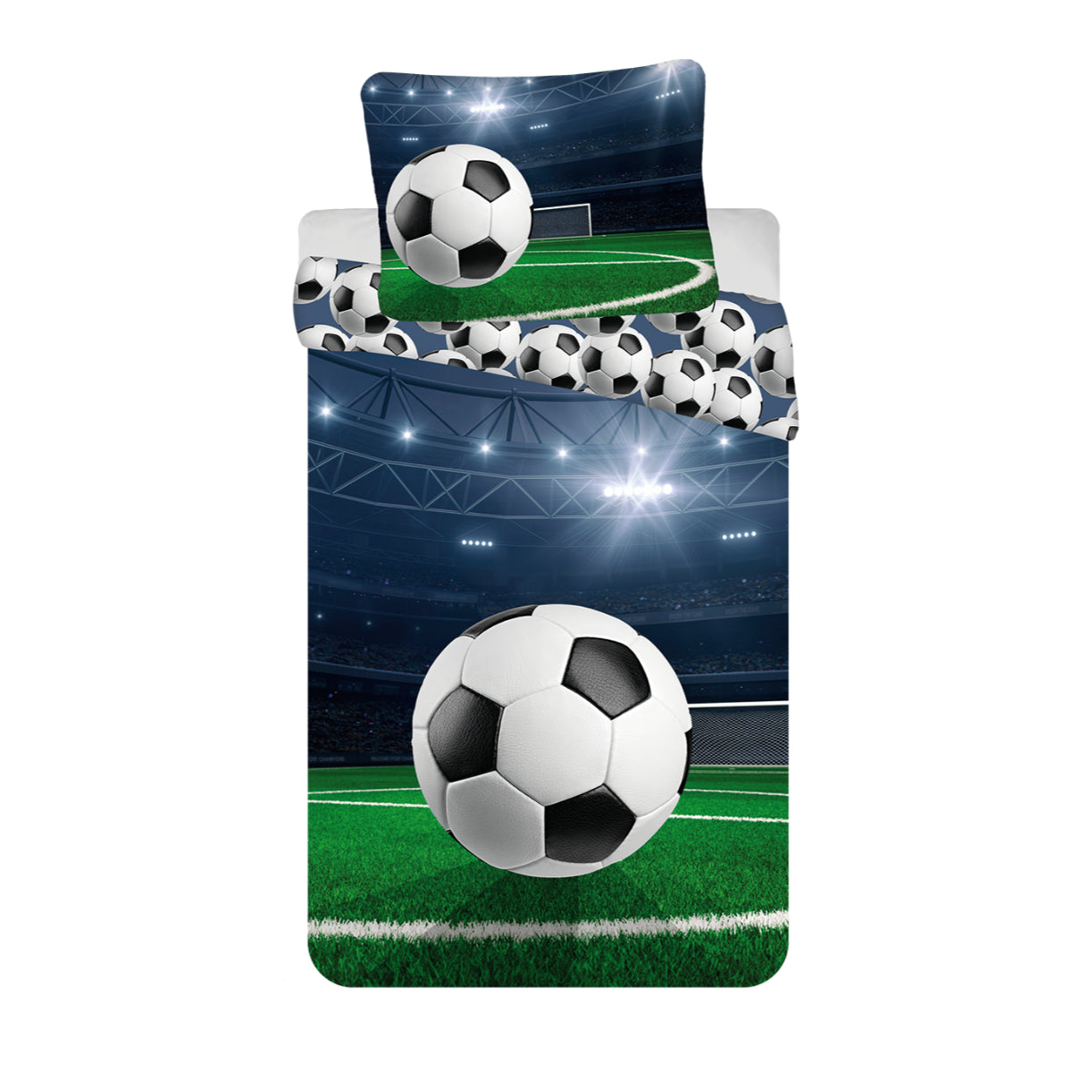 Jerry Fabrics Football Bettwäsche set 100% Baumwolle 140x200 + 70x90 cm
