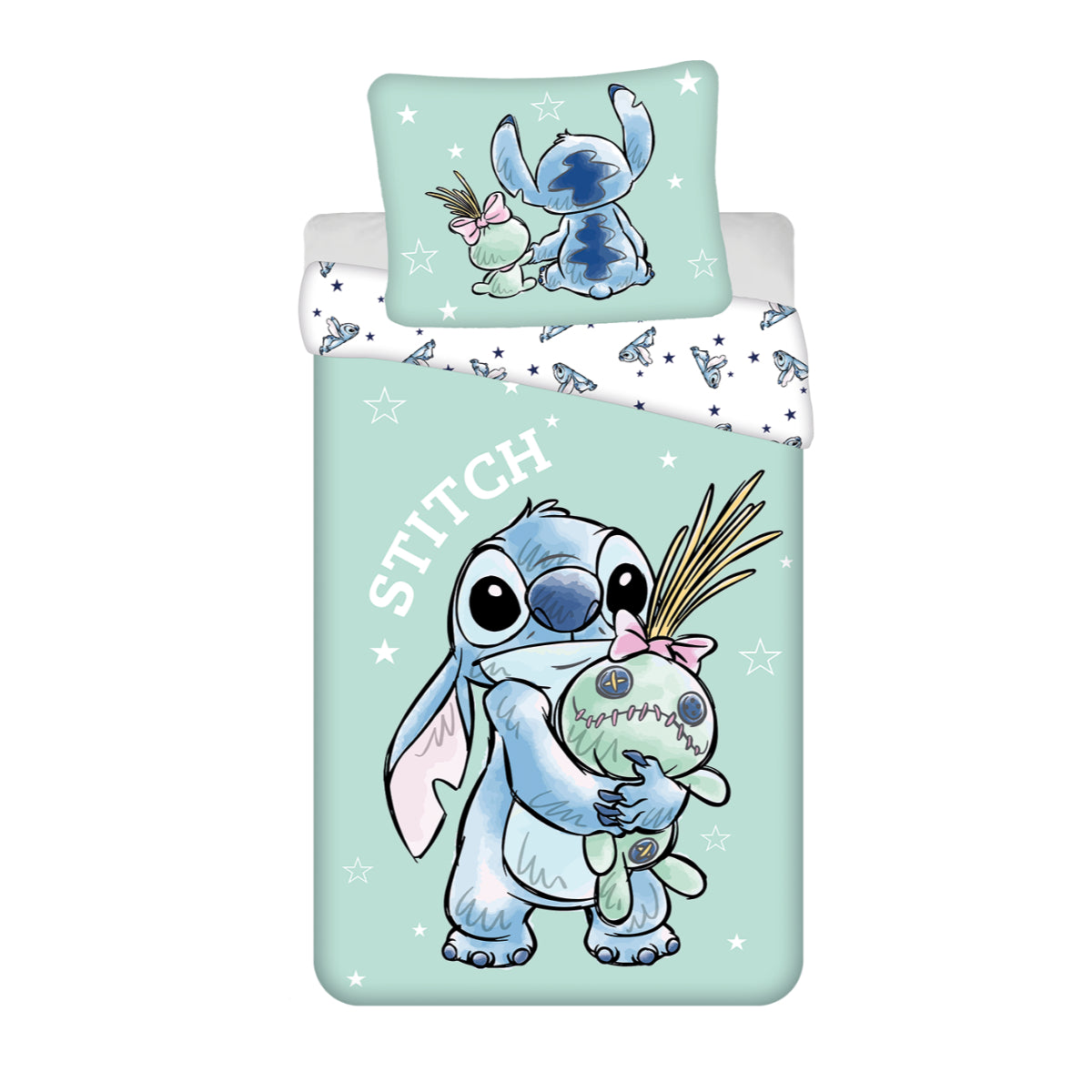 Disney Lilo & Stitch Bettwäsche Buddies Design 140x200 cm 70x90 cm Baumwolle