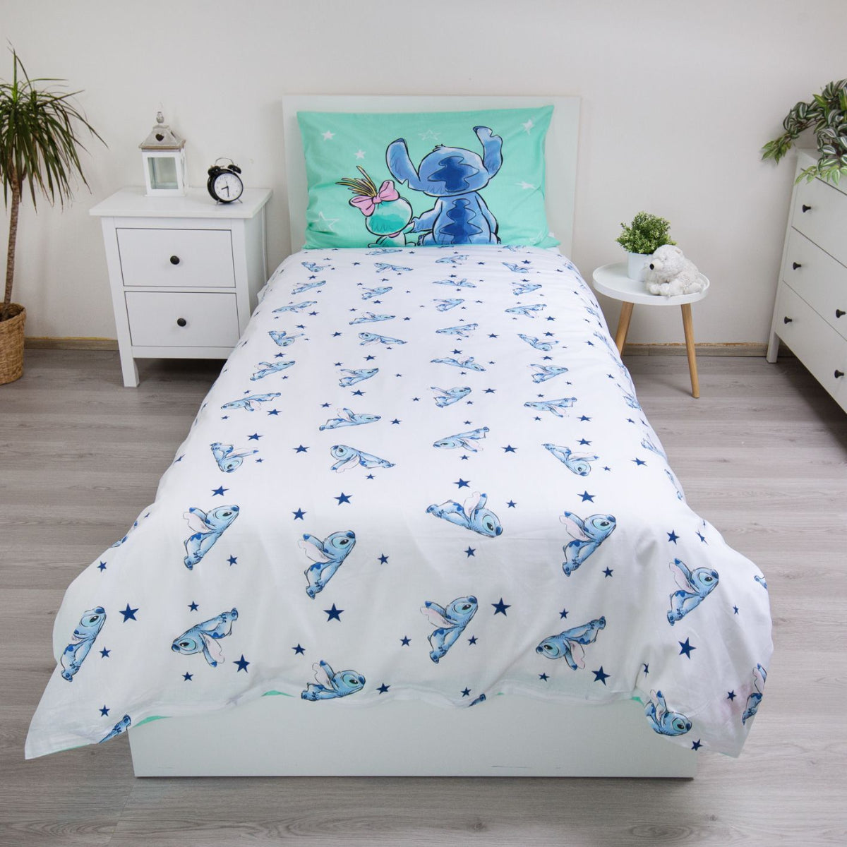 Disney Lilo & Stitch Bettwäsche Buddies Design 140x200 cm 70x90 cm Baumwolle