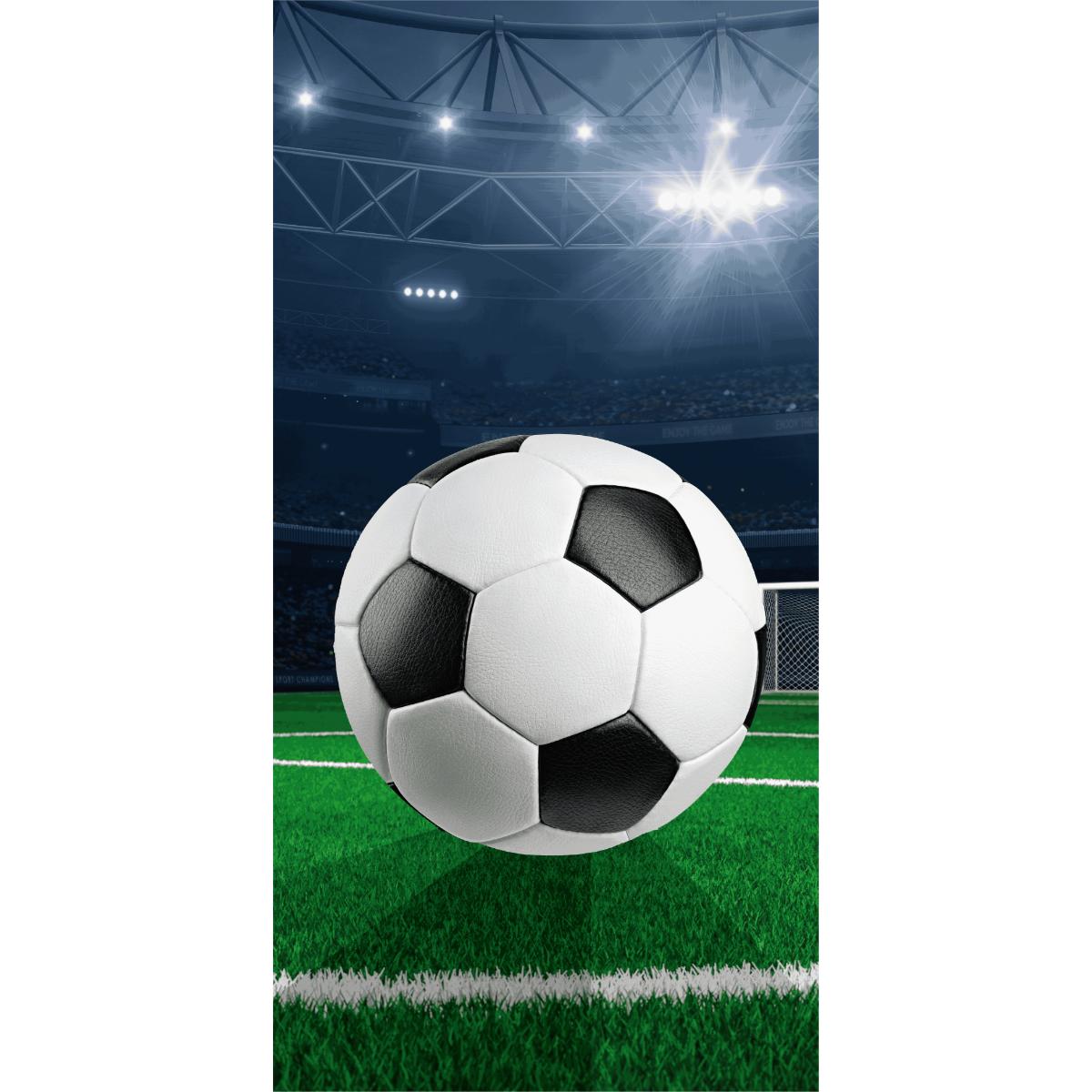 Football Strandtuch Badetuch 70×140 cm Baumwolle