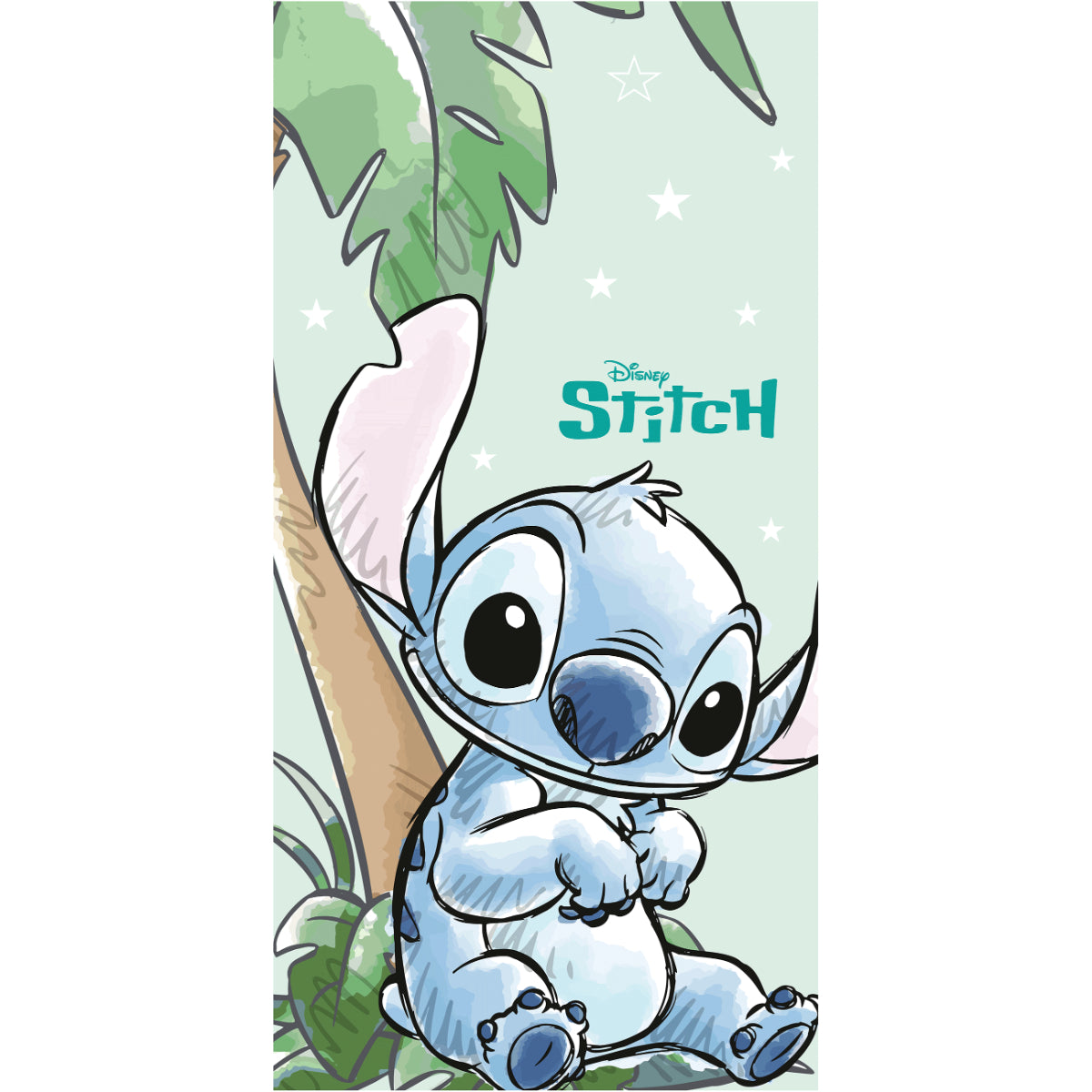 Lilo and Stitch Strandtuch aus 100 % Polyester 70 x 140 cm für Bad Strand und Reise