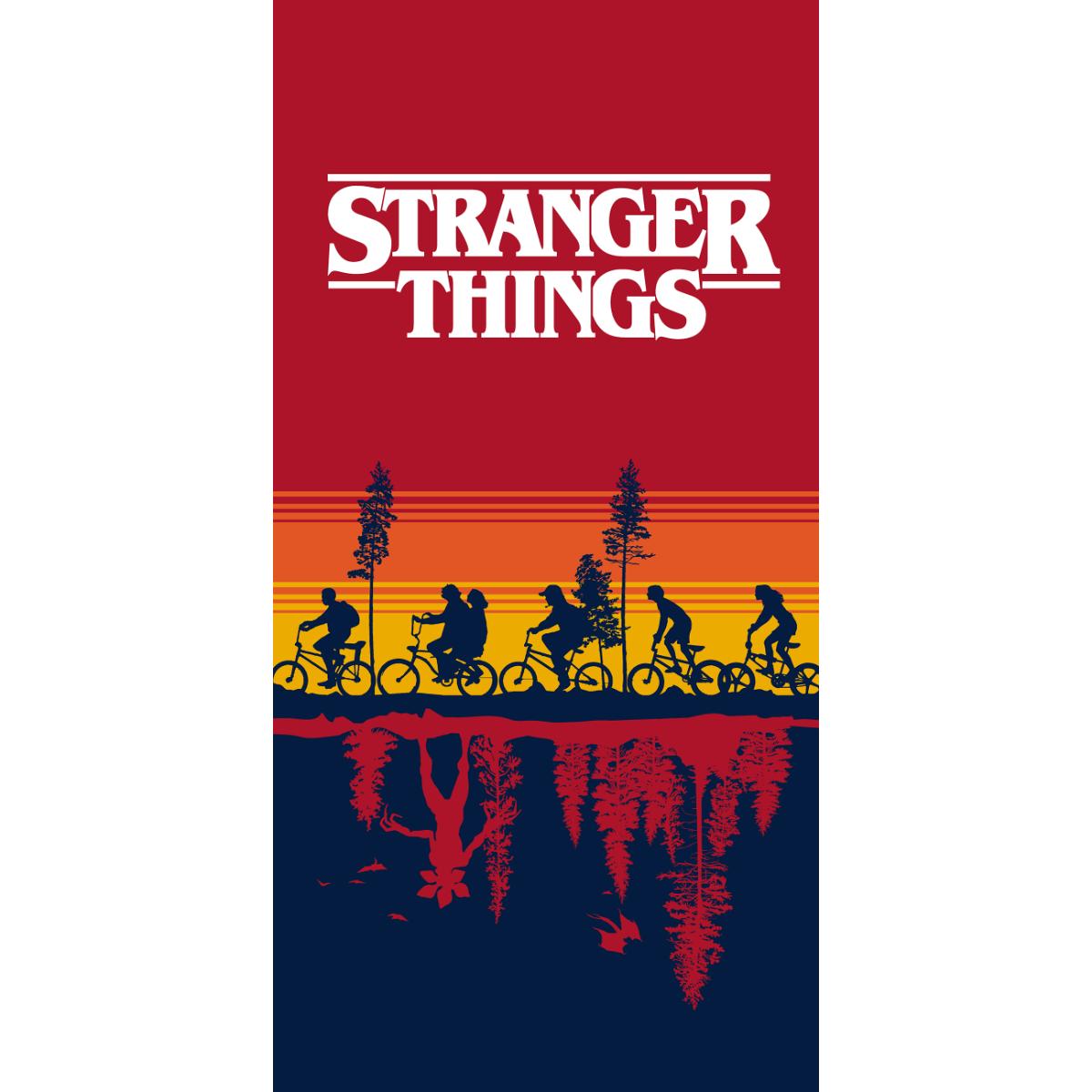 Stranger Things Strandtuch Badetuch 70×140 cm Baumwolle
