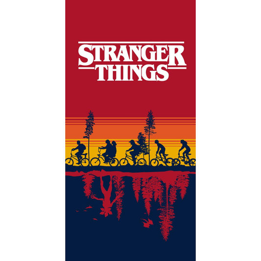 Stranger Things Strandtuch Badetuch 70×140 cm Baumwolle