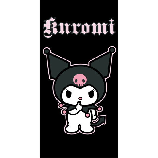 Hello Kitty Kuromi Strandtuch 70 × 140 cm für Strand und Schwimmbad oder Badezimmer