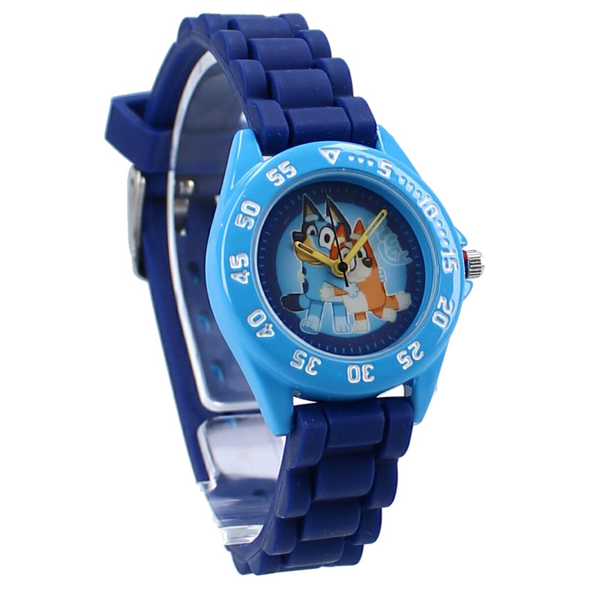 Bluey Kinderuhr – Mit PVC-Armband & Zifferblatt mit Bluey und Bingo