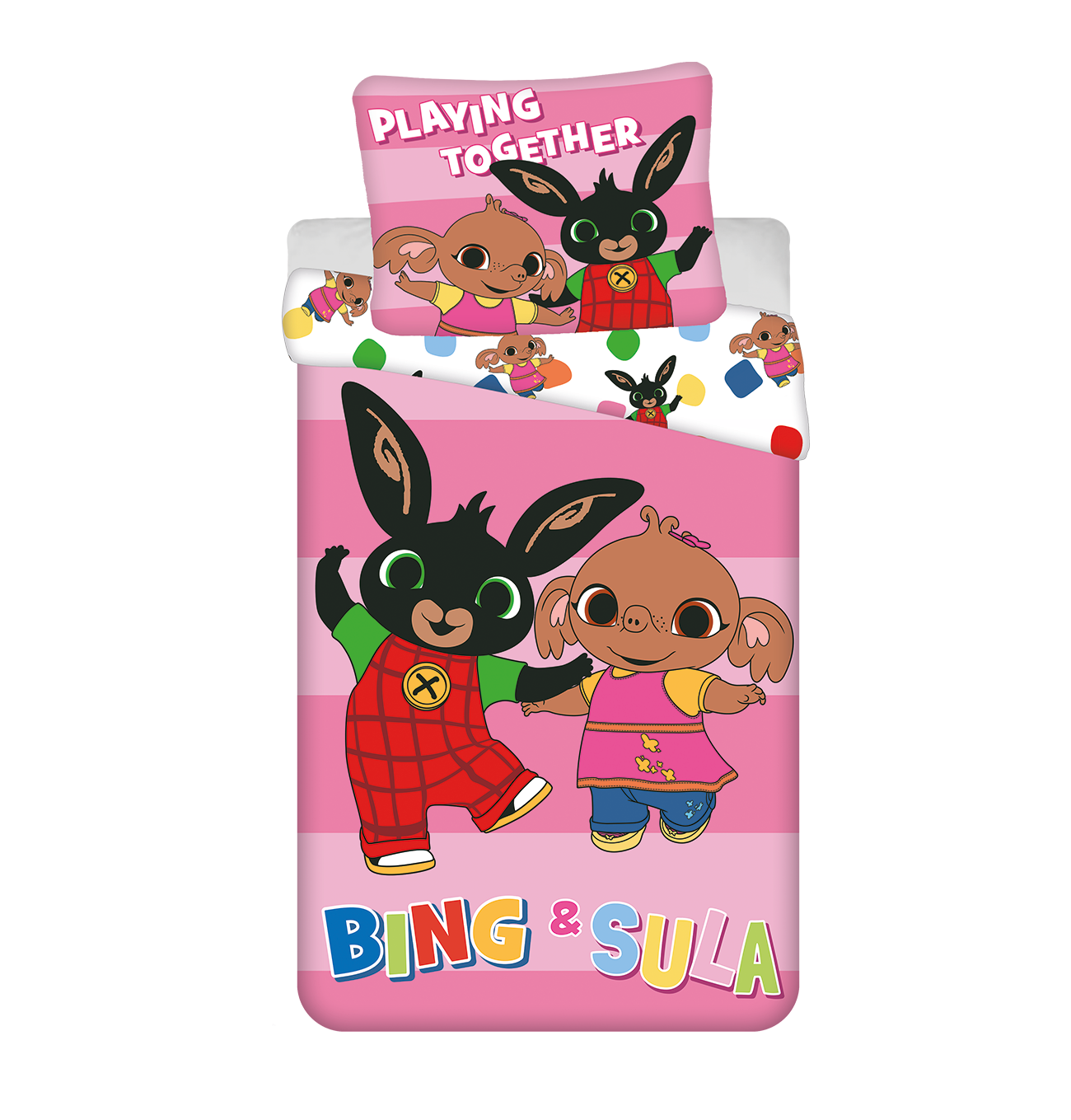 Bing Bettwäsche Baumwolle Kinder Bettbezug Kissenbezug 140 x 200 70 x 90 cm