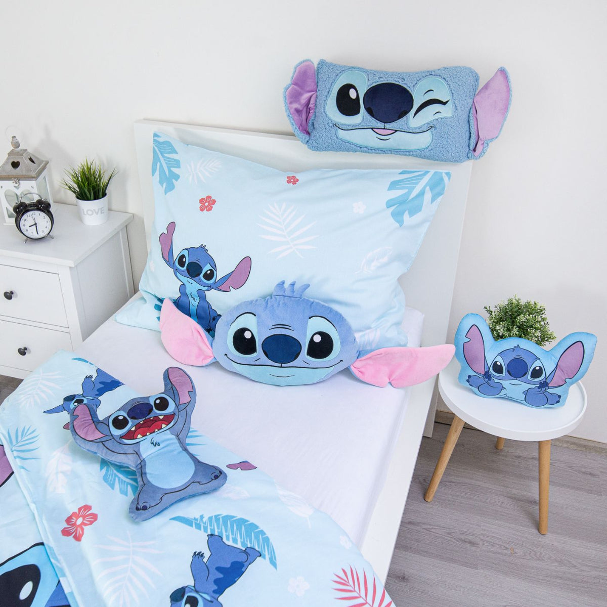 Disney Lilo & Stitch 3D Dekokissen Blink für Sofa Bett Kinderzimmer
