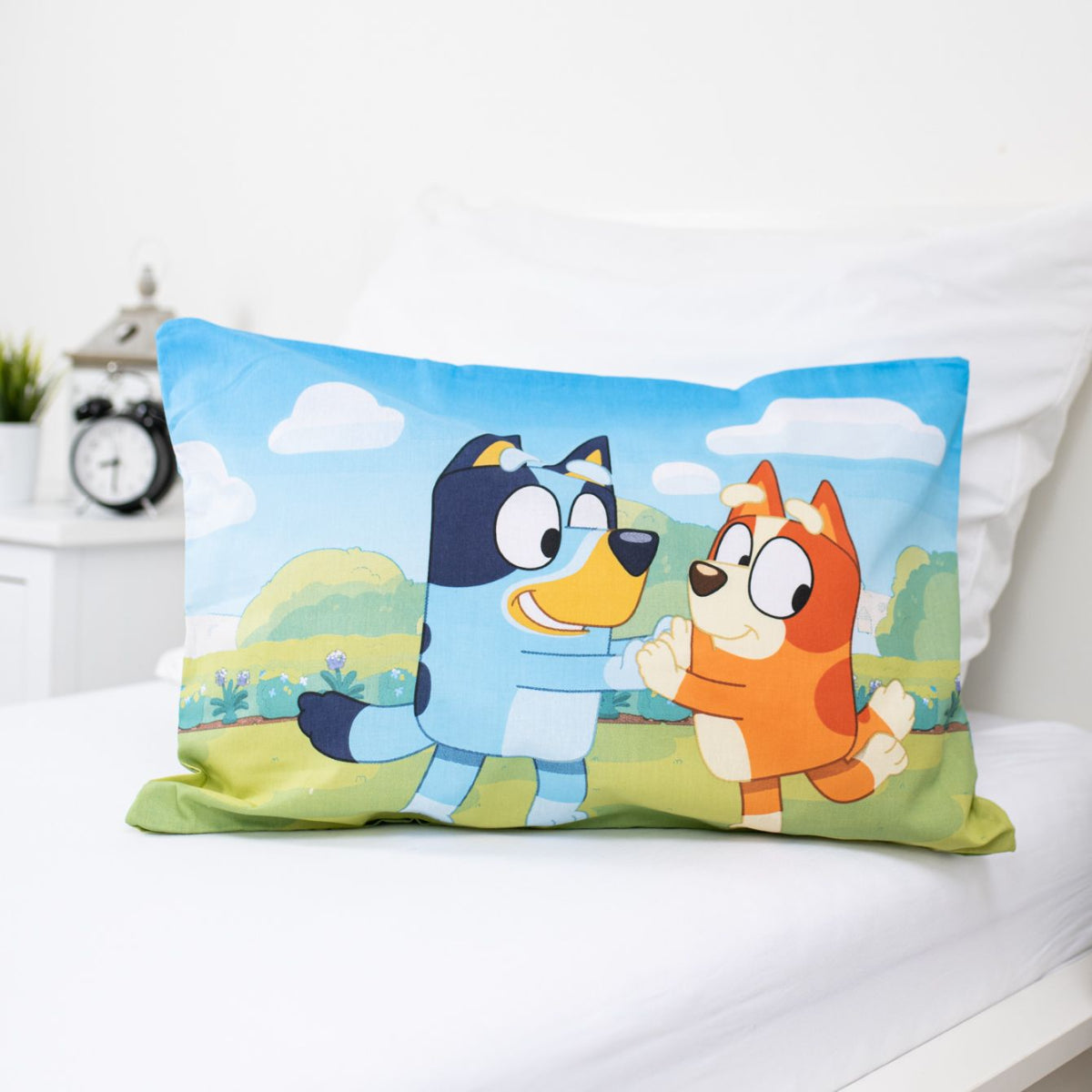 Bluey Baby Bettwäsche Set 100 × 135 cm + 40x60 cm Baumwolle