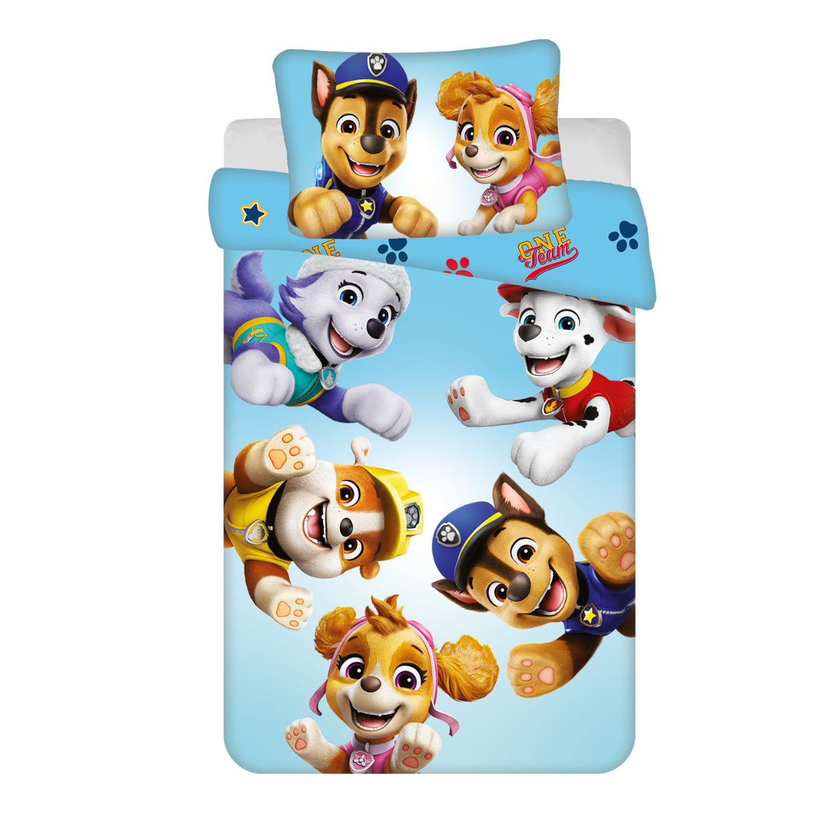 Paw Patrol Baby Bettwäsche 100 × 135 cm 40 x 60 cm