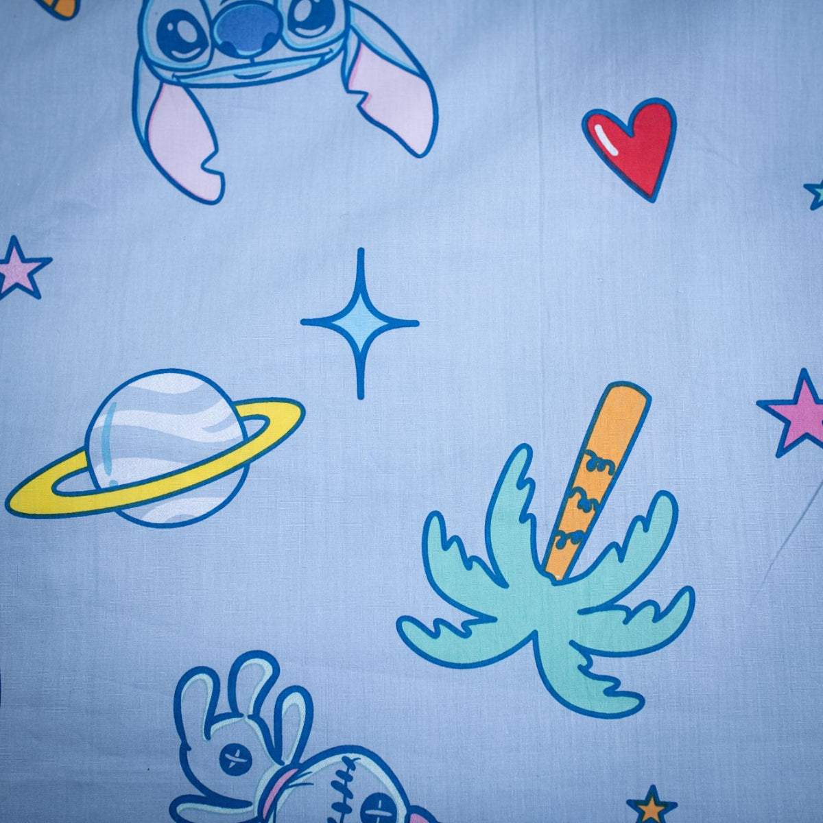 Disney Lilo and Stitch Brush it Bettwäsche Set Baumwolle Reißverschluss 140 x 200 cm 70 x 90 cm