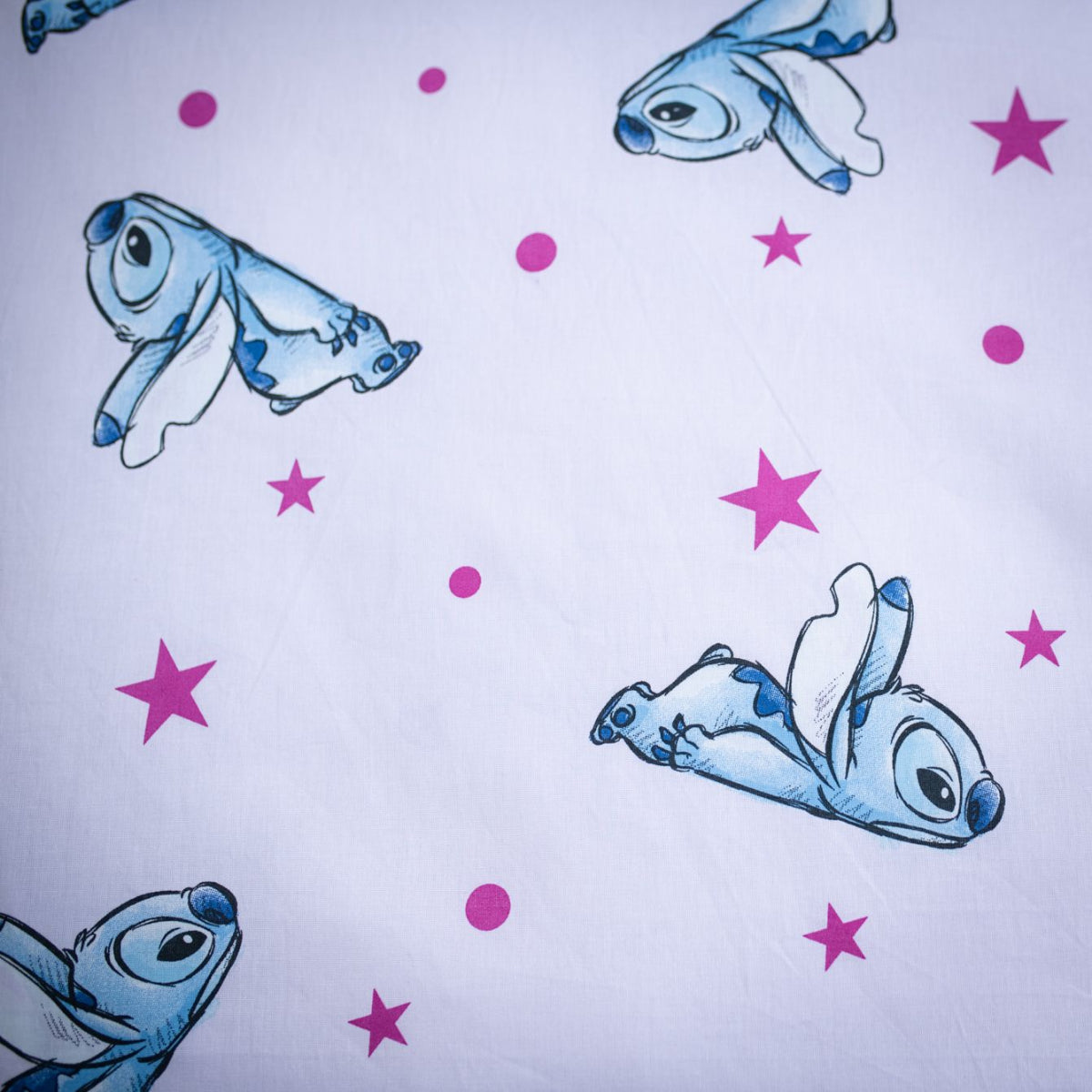 Disney Lilo & Stitch Bettwäsche 140 × 200 cm Baumwolle Bettbezug Kissenbezug mit Reißverschluss