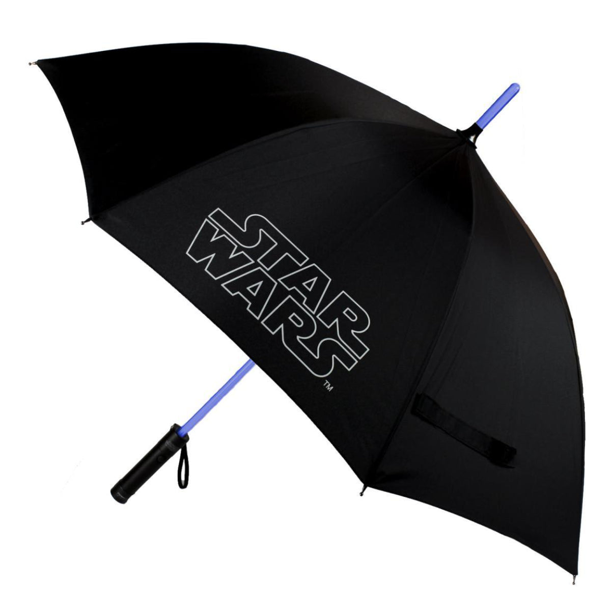 Star Wars Licht-Regenschirm Ø 97 cm Regenschirm Bubble-Schirm & Wetterschutz mit Laser-Licht