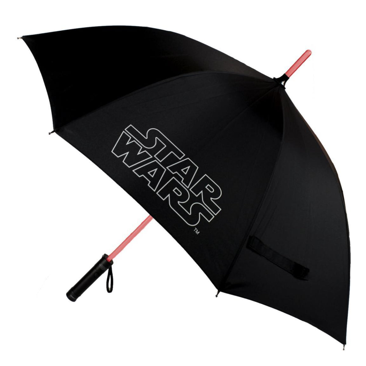Star Wars Licht-Regenschirm Ø 97 cm Regenschirm Bubble-Schirm & Wetterschutz mit Laser-Licht