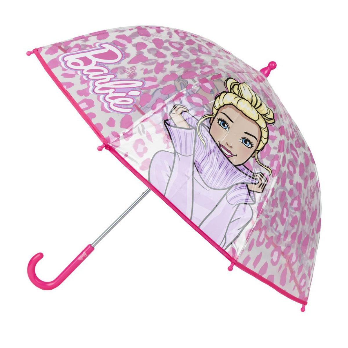 Barbie Regenschirm ⌀ 71  cm Leichter Kuppel-Schirm für Regenwetter