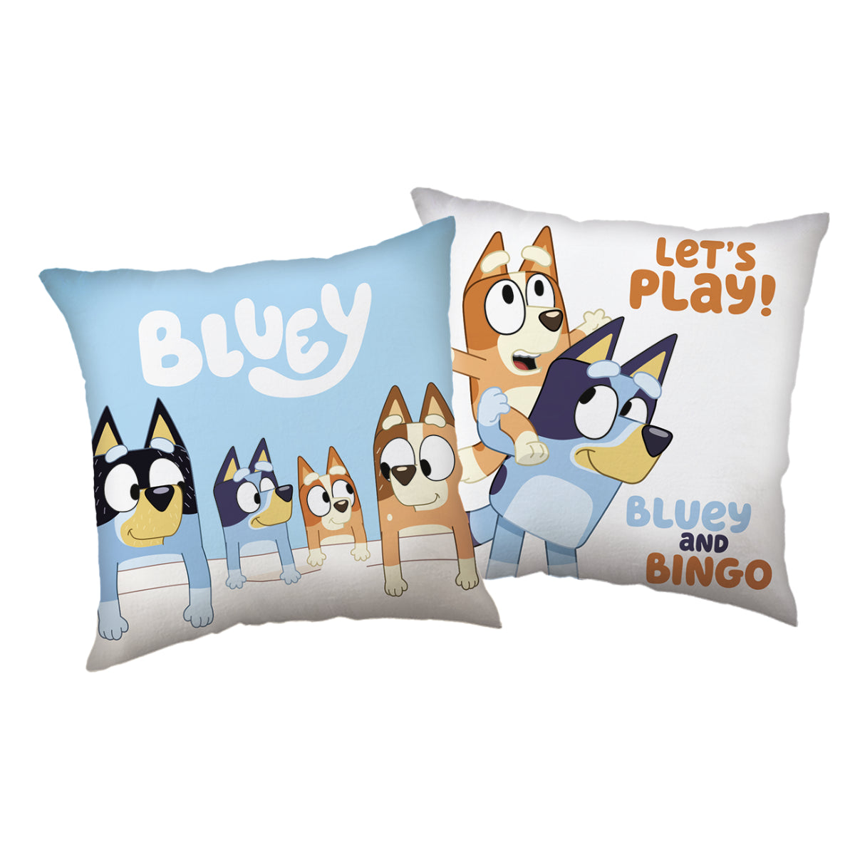 Bluey 1 Stück Kissen Dekokissen Kuschelkissen mit doppelseitigem Druck