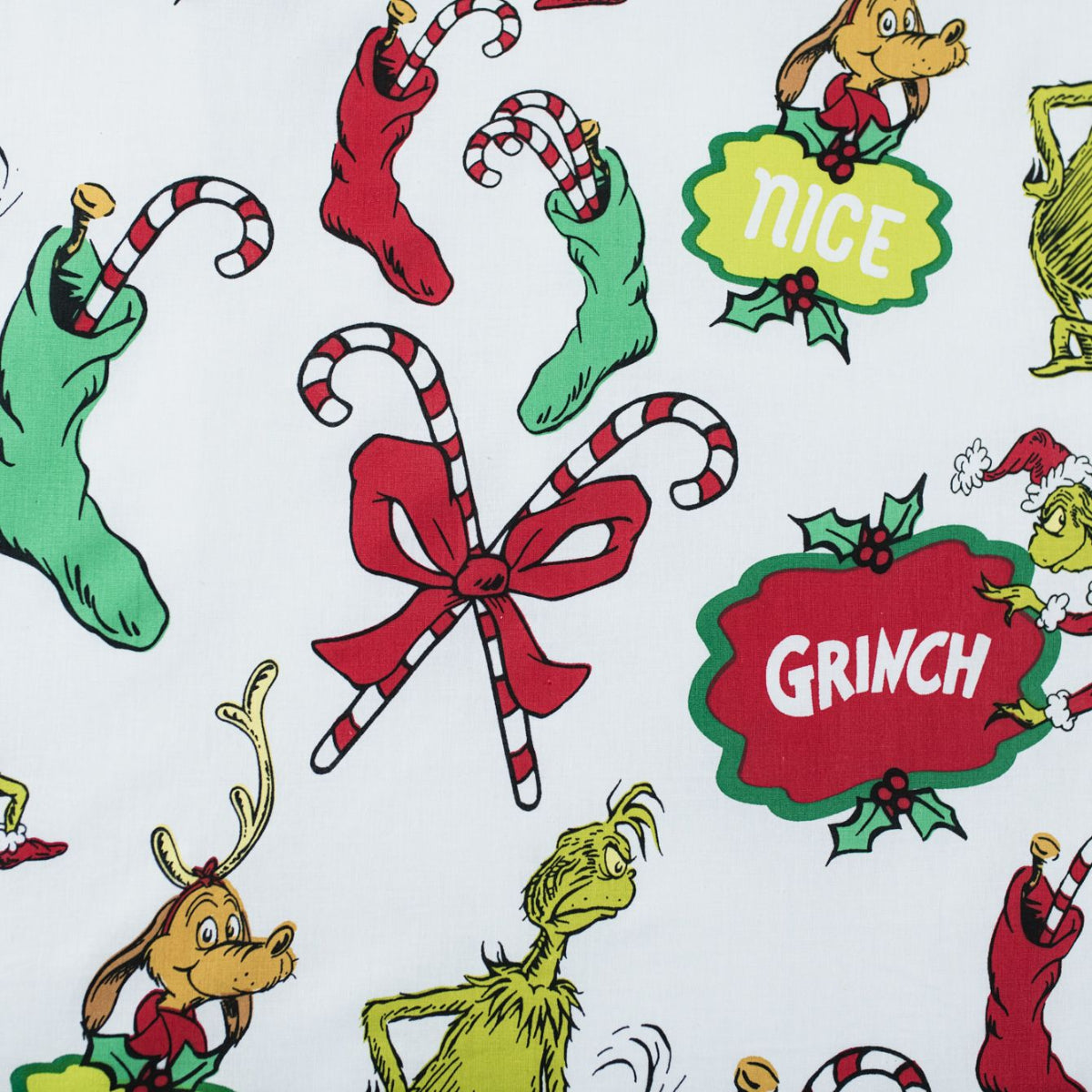 The Grinch Fan Bettwäsche 140 × 200 cm Baumwolle Bettwäsche Set für Kinderzimmer und Schlafzimmer