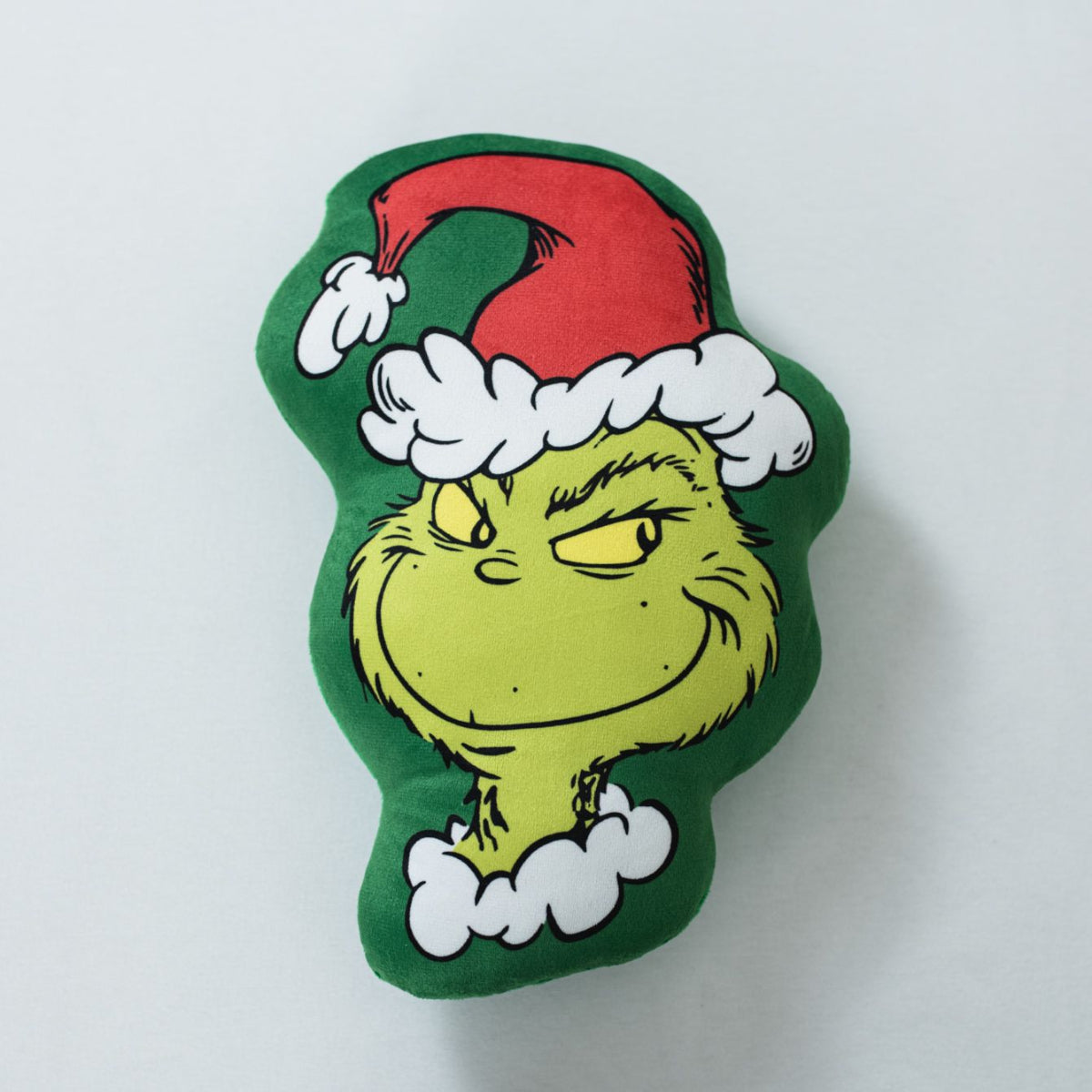 The Grinch 01 Formkissen 35 cm Dekokissen Kuschelkissen mit weicher Fleece Oberfläche
