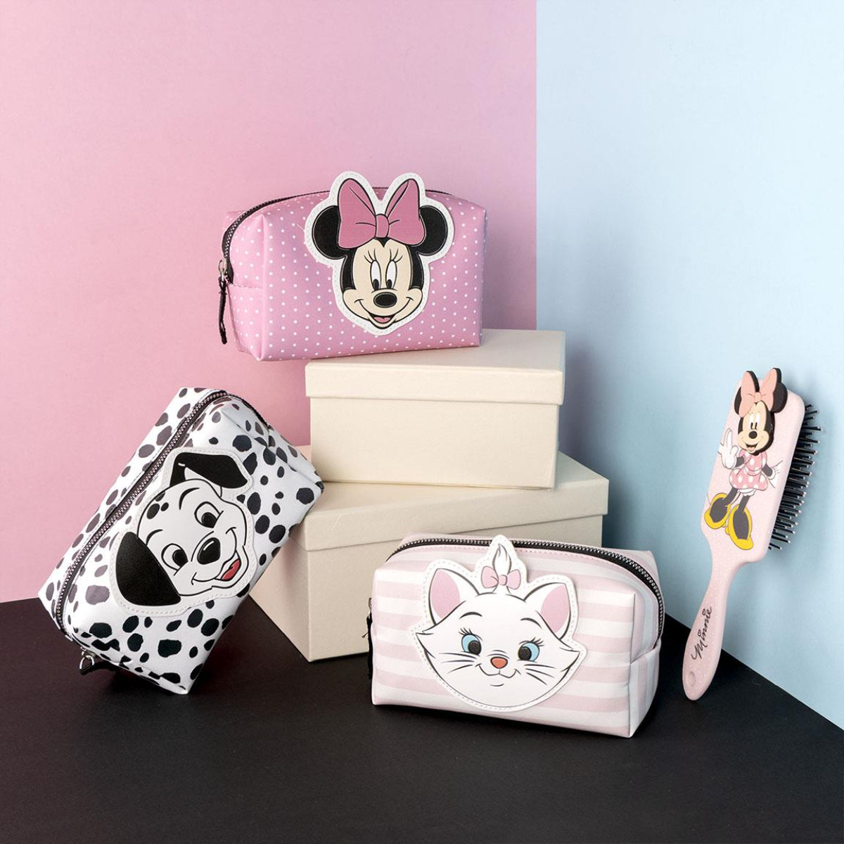 Disney Minnie Mouse Reisefreunde Kulturbeutel Damen Toilettentasche & Kosmetiktasche für Urlaub und Alltag