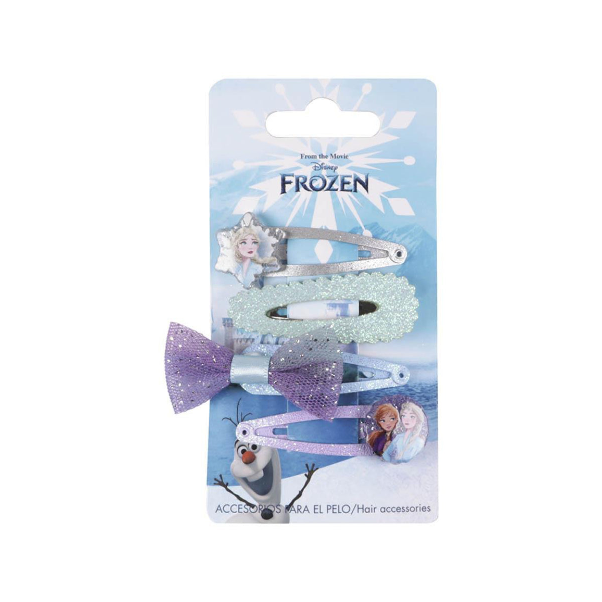 Disney Frozen Haarspangen Set 4-teilig Kinder Haarschmuck Eiskönigin