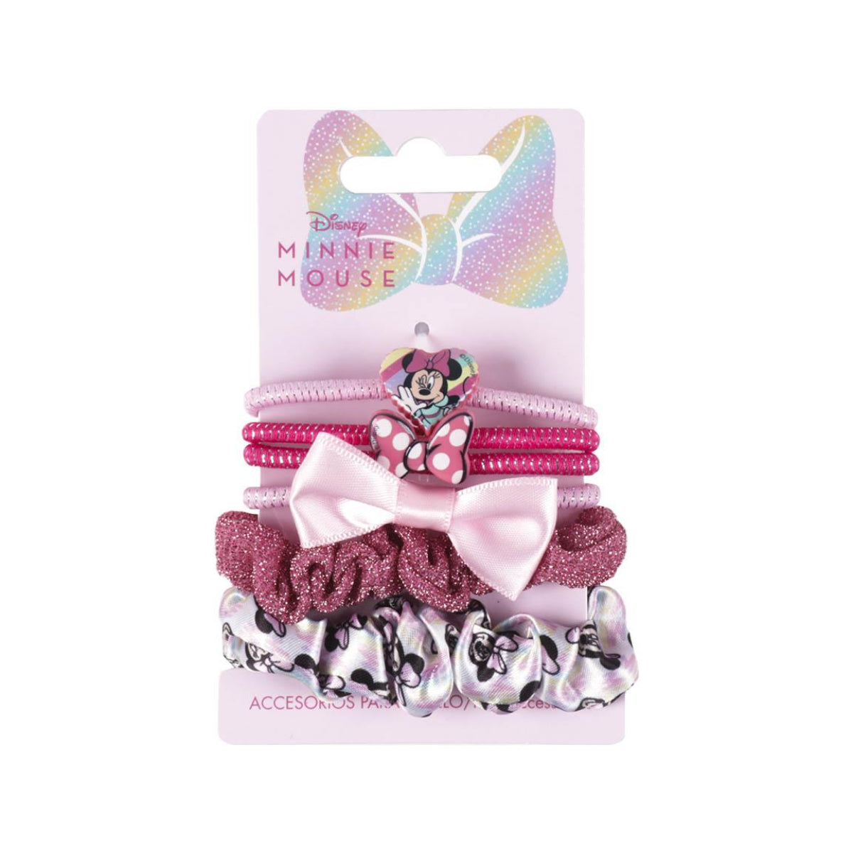 Disney Minnie Mouse HairTrend Haargummi Kollektion – Zopfgummis & Haaraccessoires für Damen & Kinder