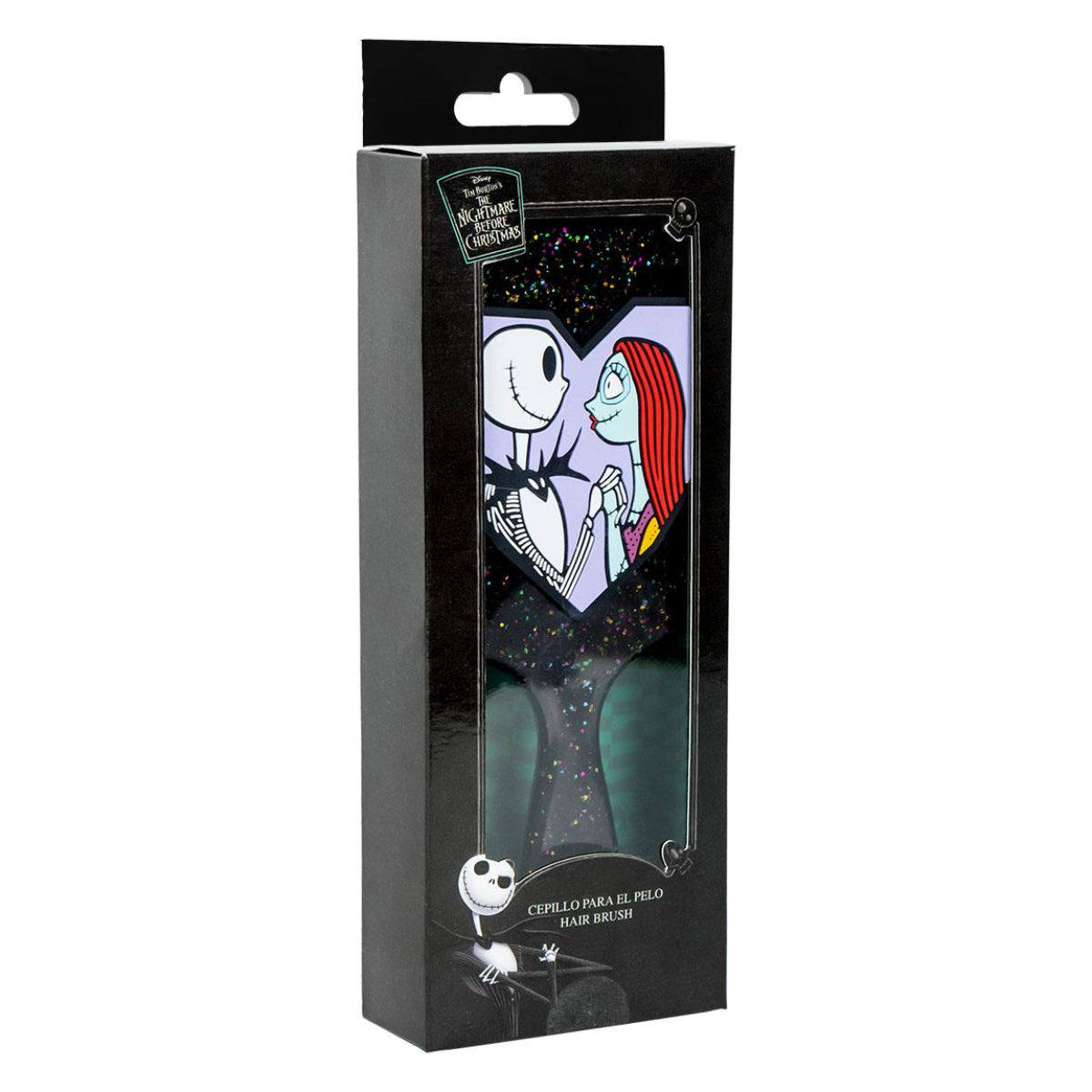 Disney Haarbürste Nightmare Before Christmas – Rechteckige Bürste mit Jack Skellington