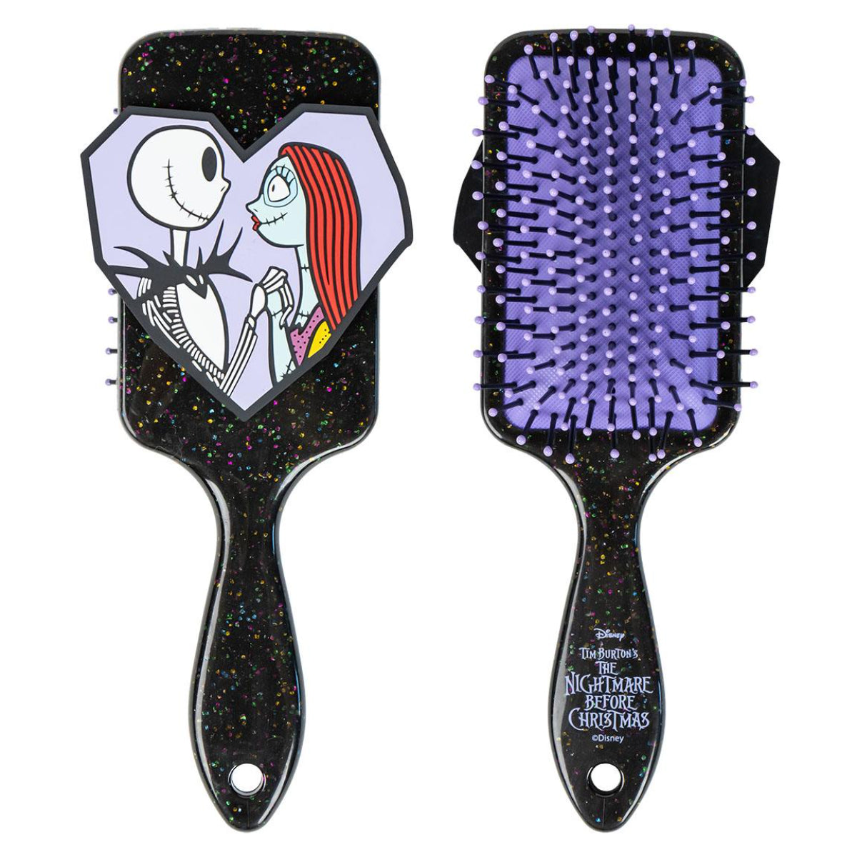Disney Haarbürste Nightmare Before Christmas – Rechteckige Bürste mit Jack Skellington