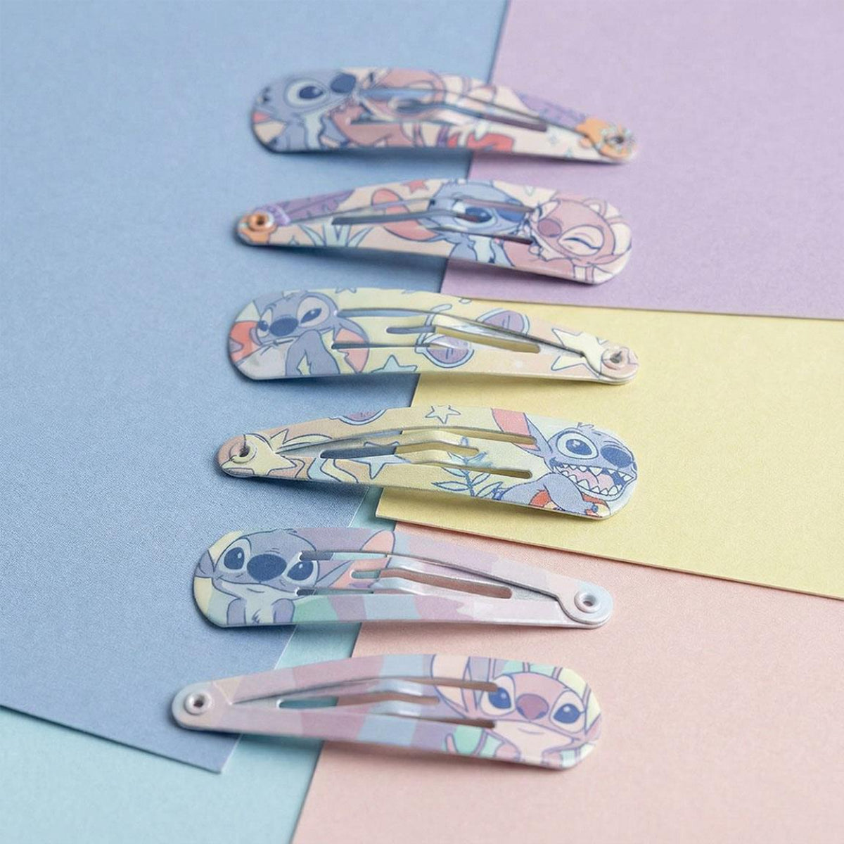 Disney Stitch Haarspangen Kinder 6 teilig Haaraccessoires Mädchen