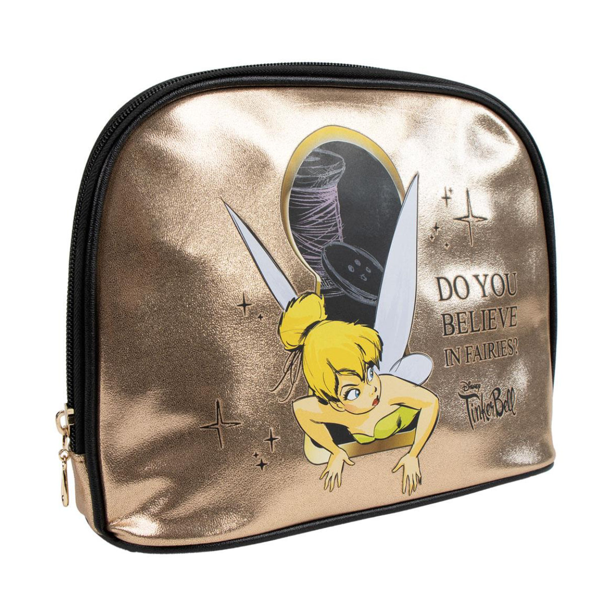 Disney Tinker Bell Reisefreunde Kulturbeutel Damen Toilettentasche & Kosmetiktasche für Urlaub und Alltag