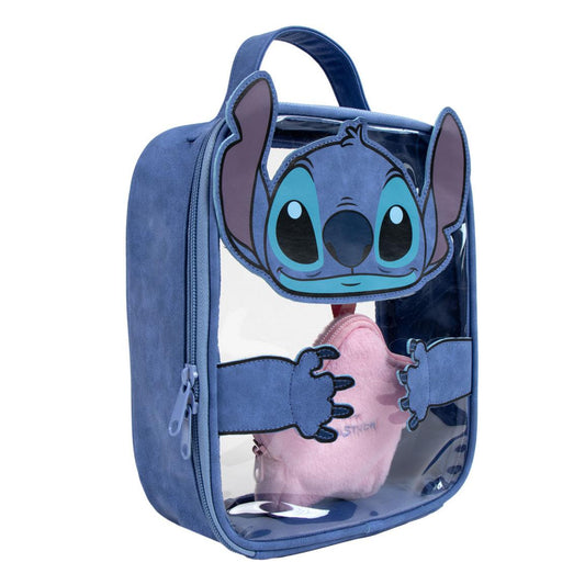 Lilo & Stitch Reisefreunde Kulturbeutel Damen Toilettentasche & Kosmetiktasche für Urlaub und Alltag