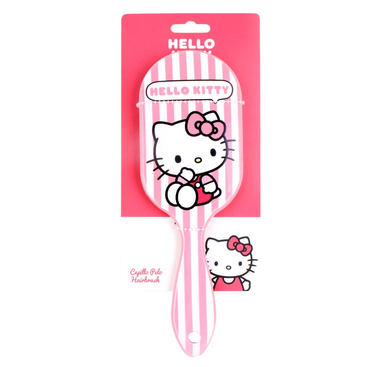 Hello Kitty Haarbürste – Rechteckige Kinderbürste für Mädchen mit Motiv