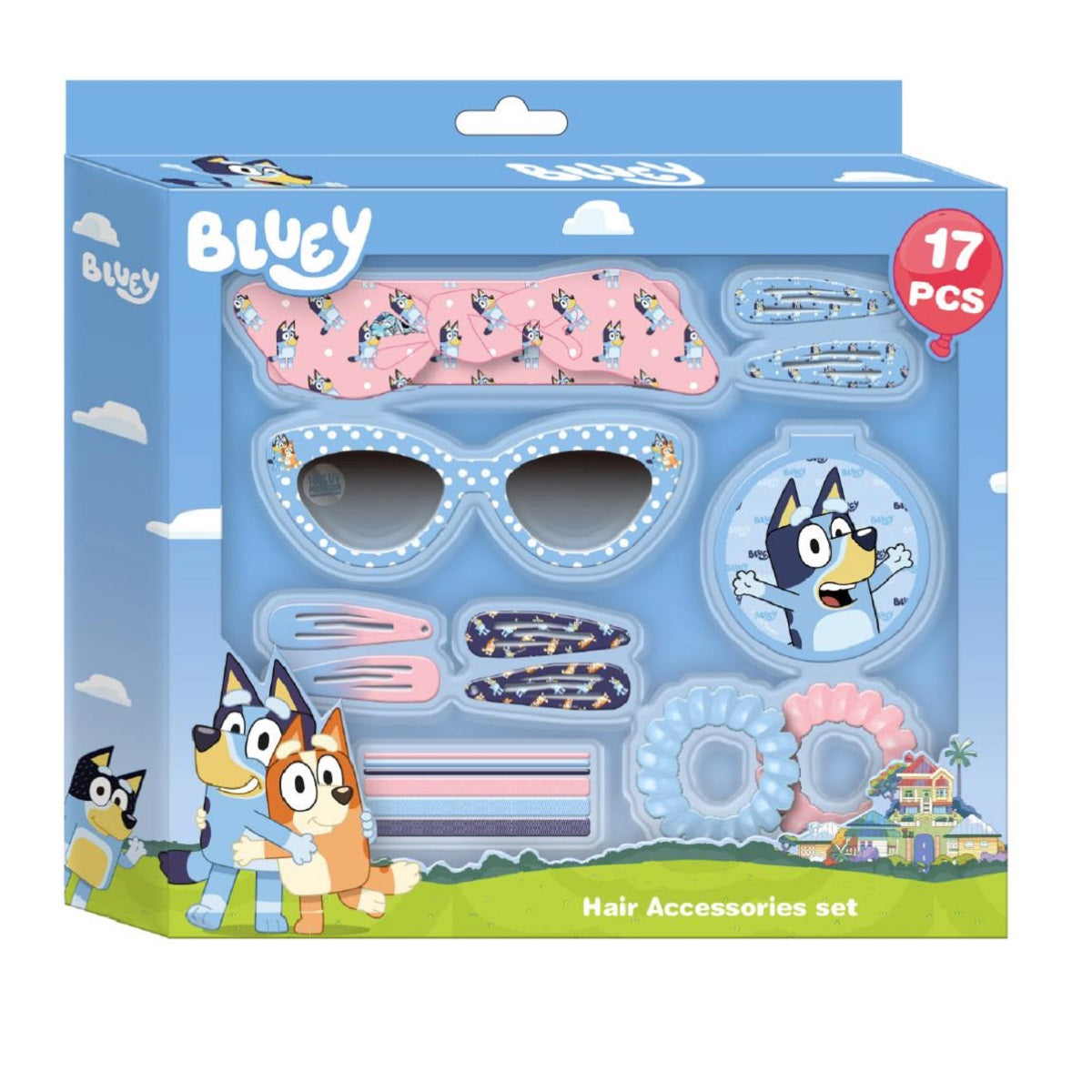 Bluey Accessoires-Set Haarbänder, Clips & Styling-Zubehör für Mädchen