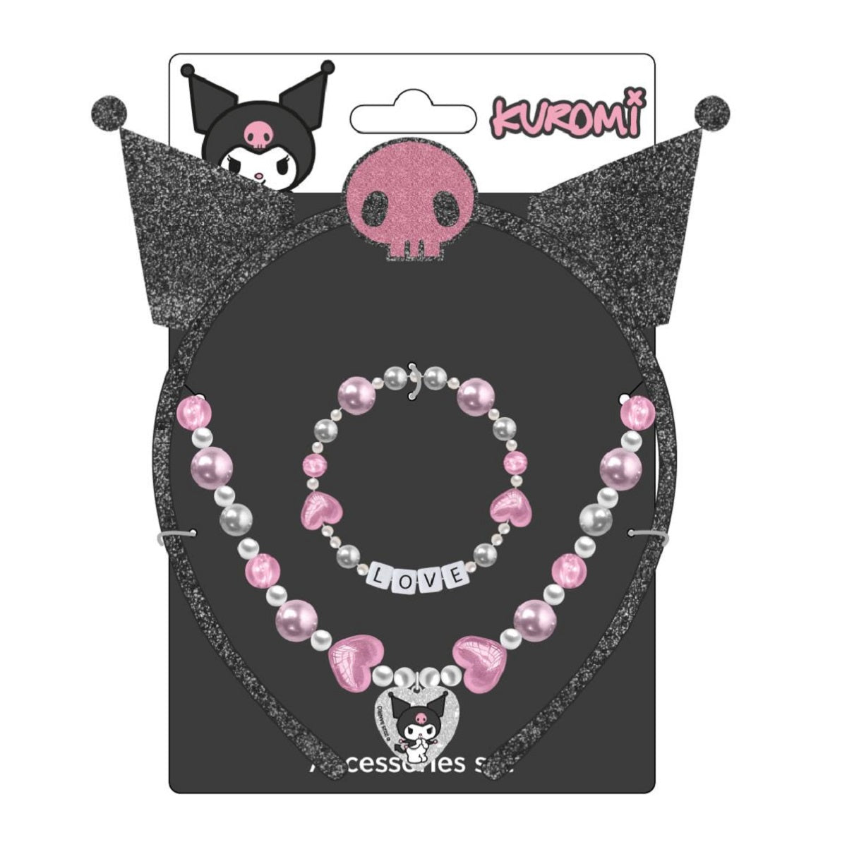 Hello Kitty Schmuckset für Kinder – 3-teilig mit Kette, Armband & Mehr