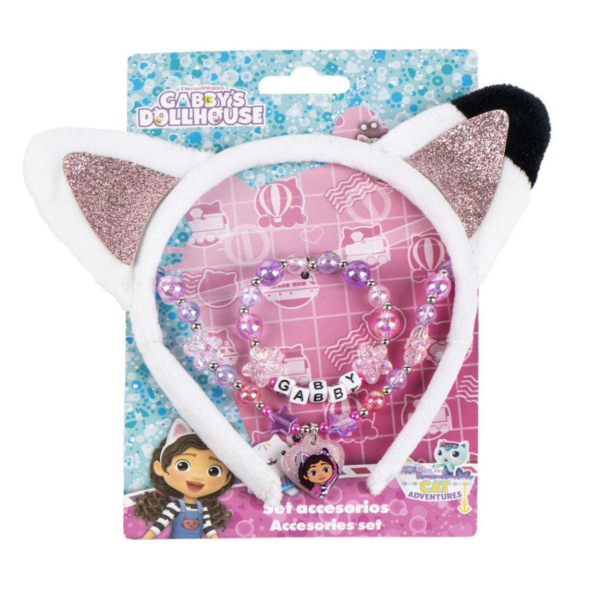 Gabby’s Dollhouse Kinder Accessoires Schmuckset 3 teilig Accessoires Geschenkset