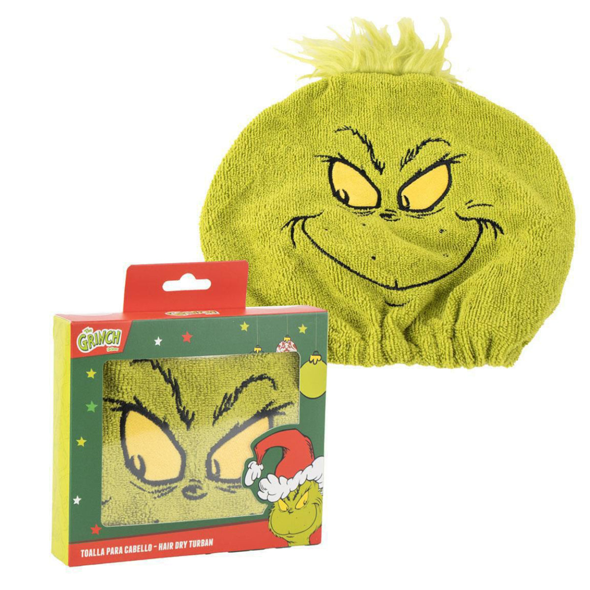 The Grinch Haarhandtuch für Zuhause Reise und tägliche Pflegeroutine