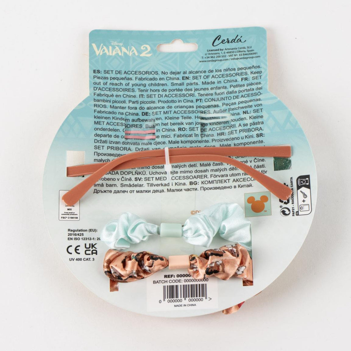Disney Vaiana Kinder Beauty Set mit Sonnenbrille Accessoire Set für Spiel und Verkleidung