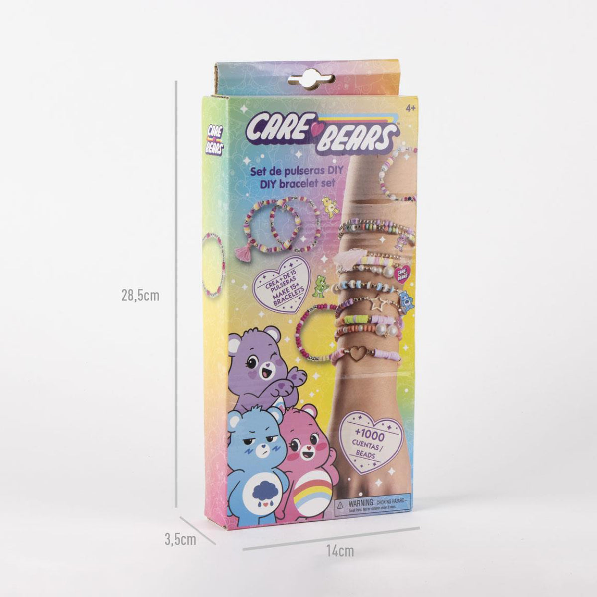 Care Bears DIY Schmuckset Kinder Armbänder Set für Basteln Gestalten und Verschenken
