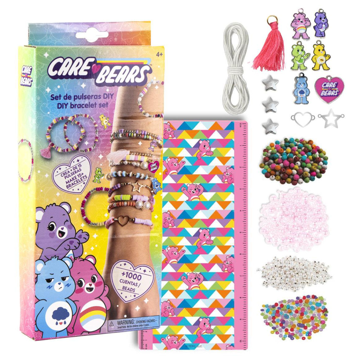 Care Bears DIY Schmuckset Kinder Armbänder Set für Basteln Gestalten und Verschenken