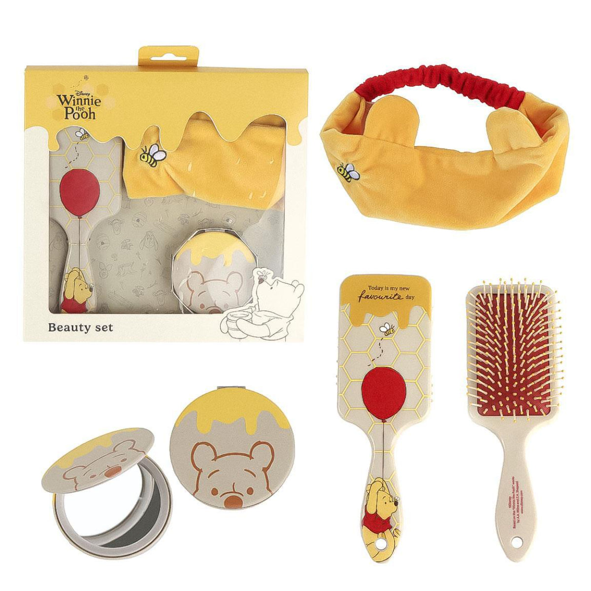 Disney Winnie Puuh Haar-Körperpflege Set für Zuhause Reisen Urlaub und tägliche Pflegeroutine