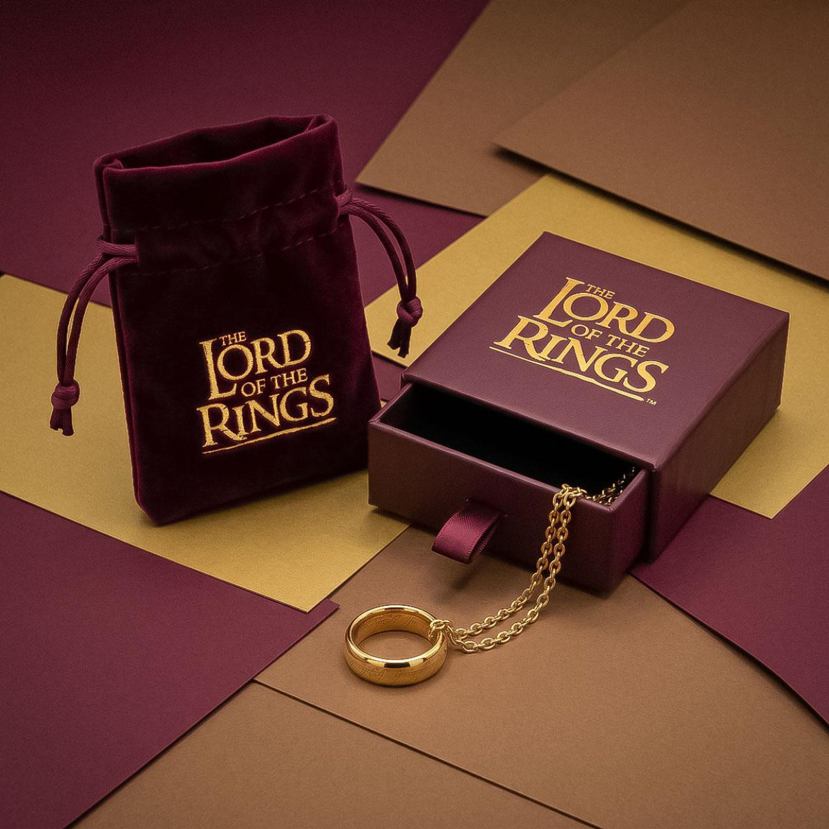 The Lord of the Rings Ring Kette Schmuck mit Aufbewahrungsbox