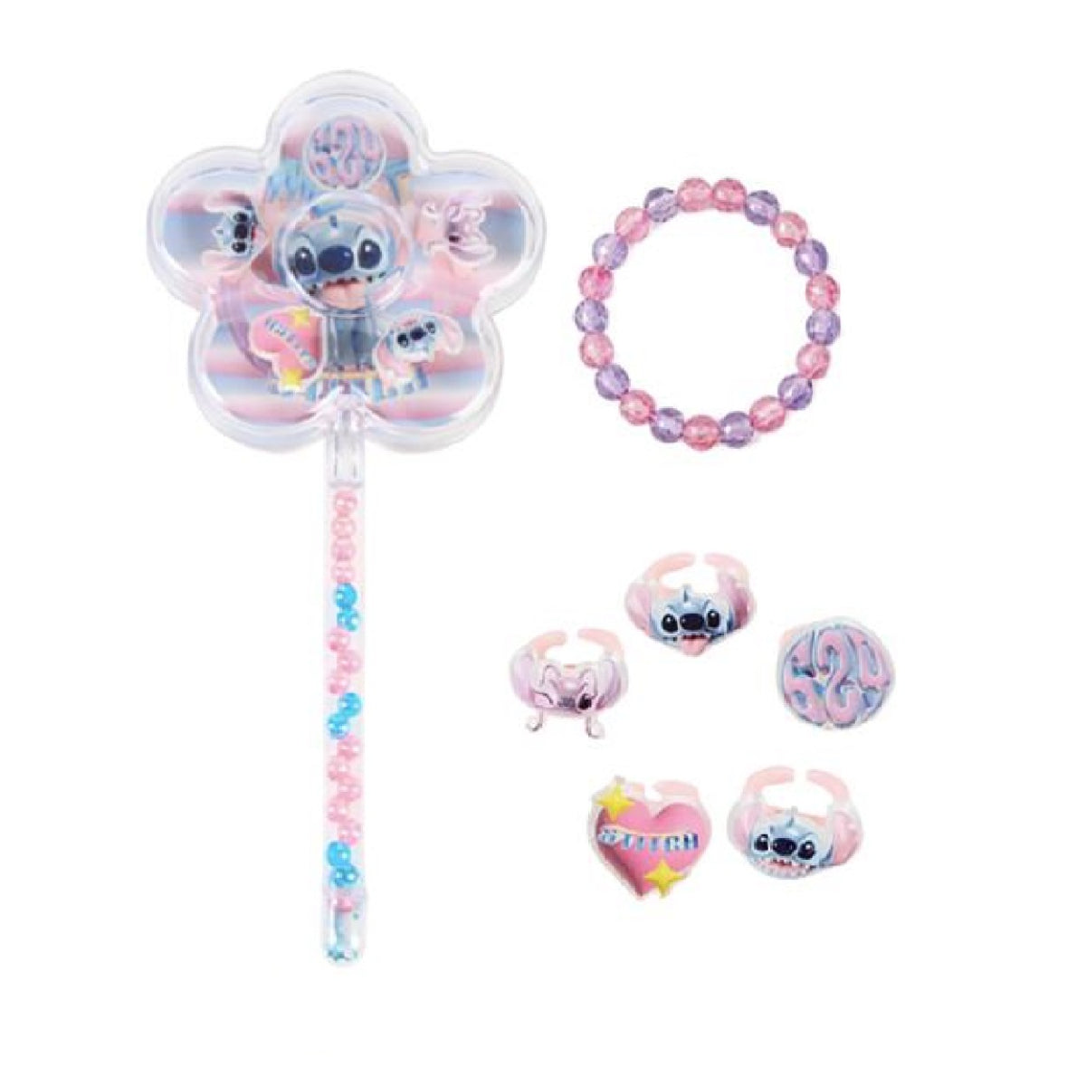 Disney Stitch Kinder Schmuckset für Alltag Freizeit Verkleiden und Geschenkidee
